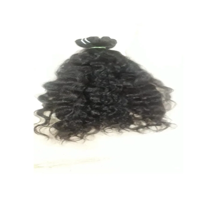 Premium Quality Tangle free hair virgin hairBundles Reasonable Price Curly Human Hair extensions Expertly Made Raw Indian Hair
