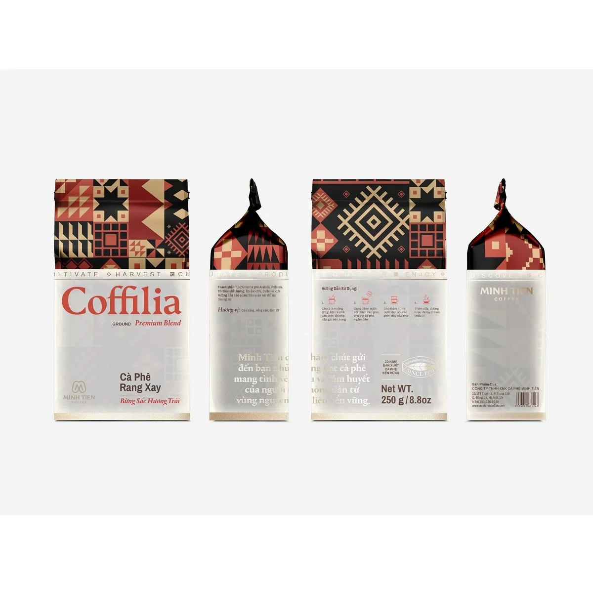
Variety Brilliant Fruit Flavor Coffilia Arabica And Robusta Roasted Ground Coffee Beans With Medium Roast Level From Vietnam 