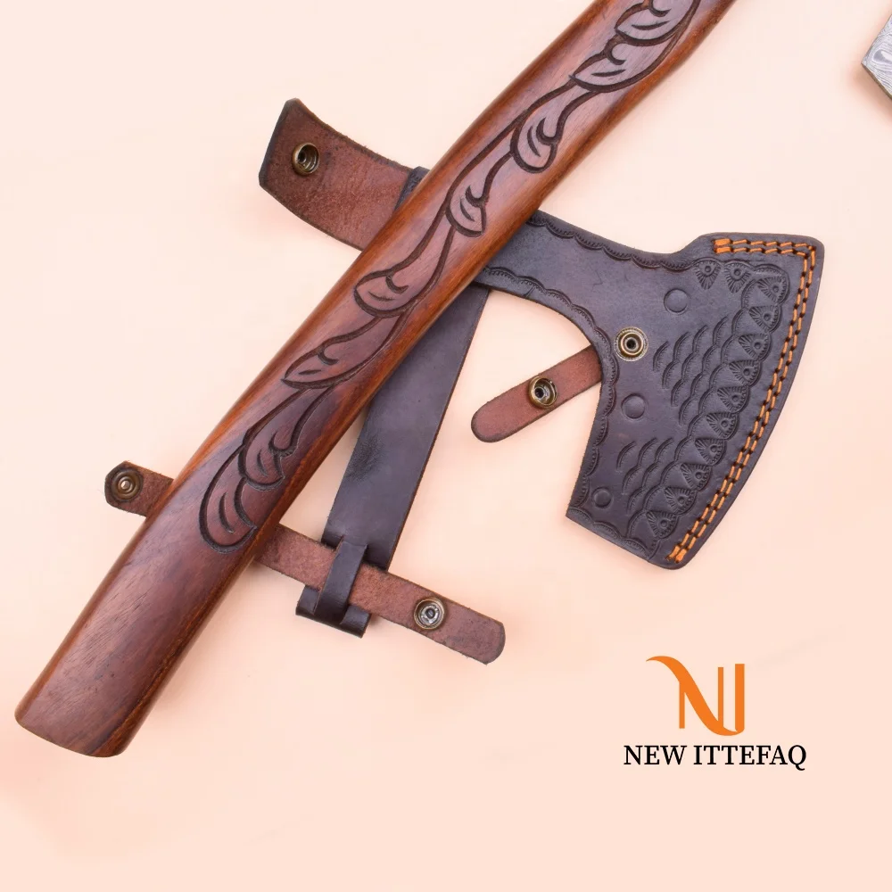 
Damascus Knife Custom Handmade | 17.5