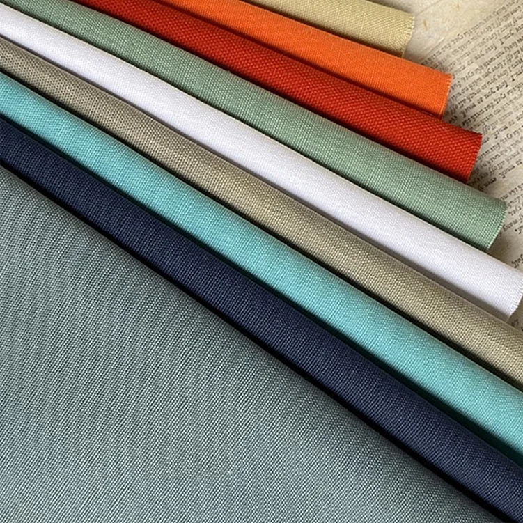 Высококачественная Черная Хлопчатобумажная холщовая ткань для почтовых сумок на