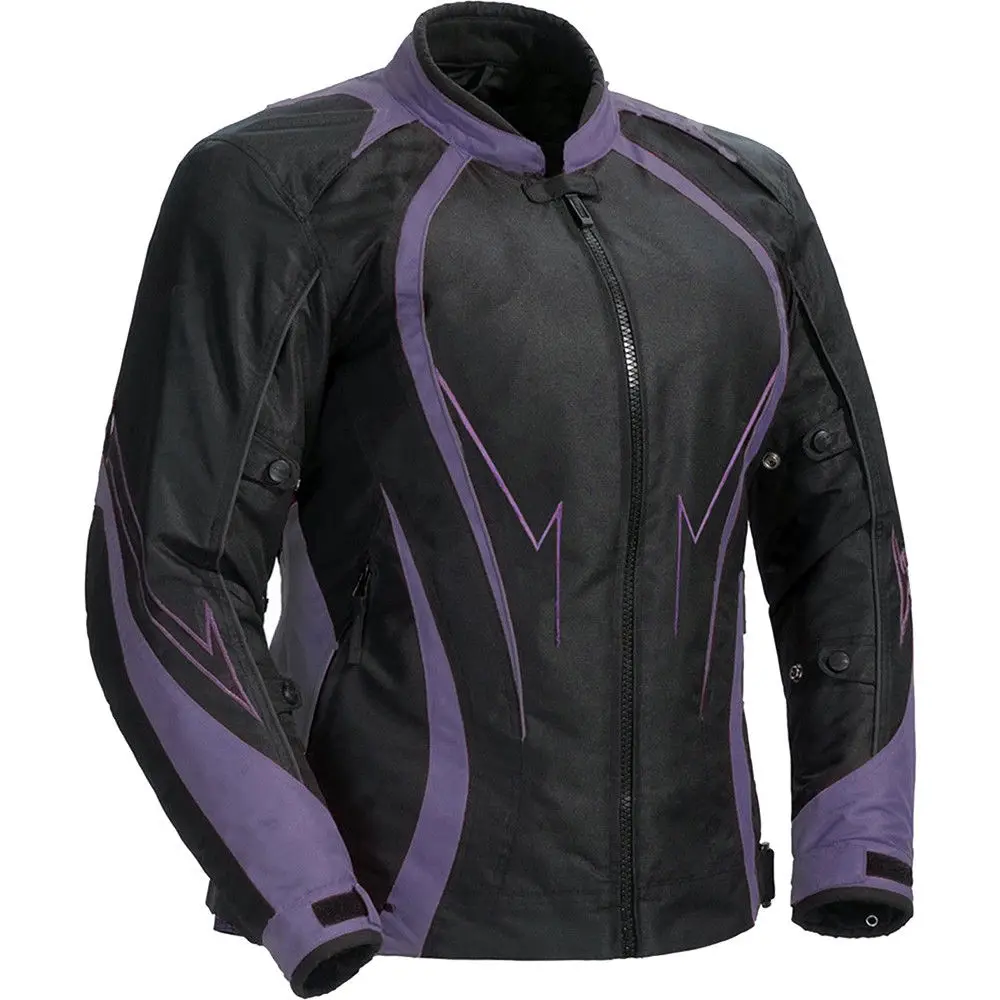 Женская мотоциклетная непромокаемая куртка minларат из текстиля Cordura, фиолетовая