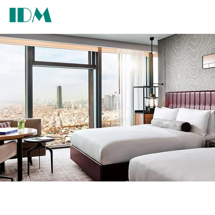 IDM-A39 Professional Design Custom Modern 5 Star Hotel Bed Room Furniture Bedroom Set