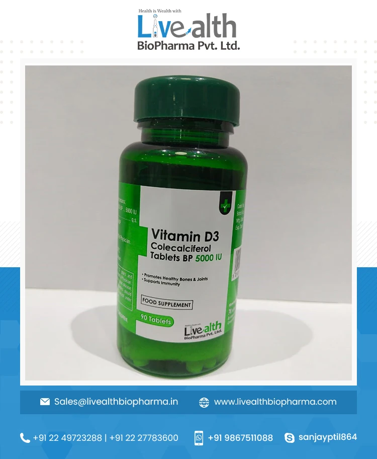 Фармацевтические препараты Премиум-Качества лучший витамин D3 колкалиферол в таблетках 5000IU покупайте по низкой цене