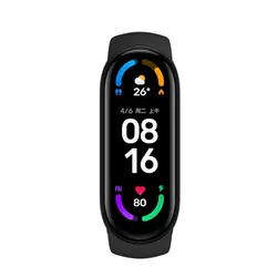 Xiaomi Mi Band 6 Sport Wristband Heart Rate Fitness Tracker AMOLED Screen Smart Band 5 Colorful Bracelet