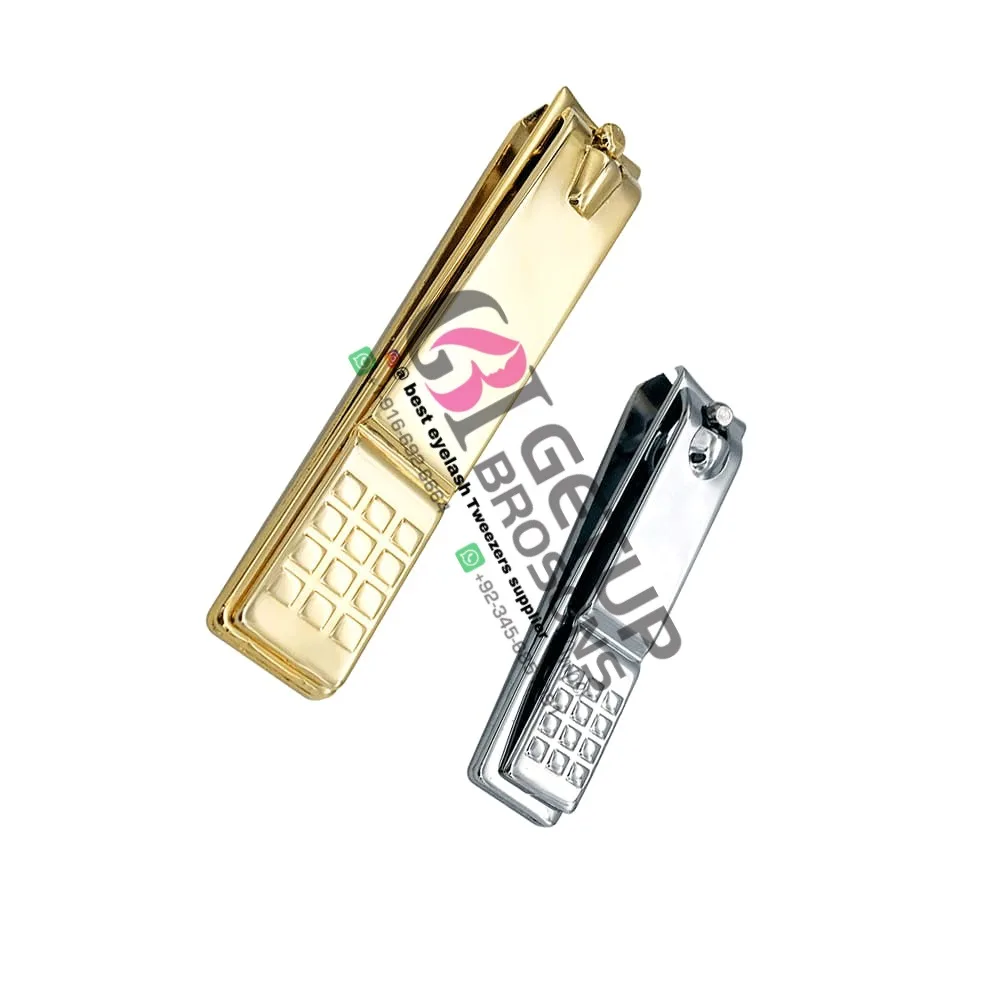 Стильные Плазменные ногтерезы из нержавеющей стали серебристого и золотистого цвета новые стильные ножницы с индивидуальными цветными логотипами инструменты для красоты