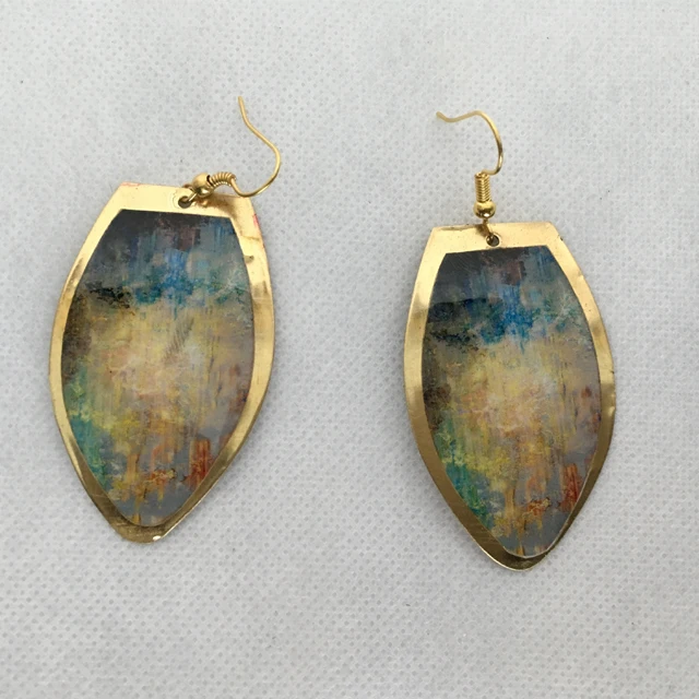 Best Brass with golden plated designed sticker set on top earrings set jewelry for women accessories fashion jewelry earrings