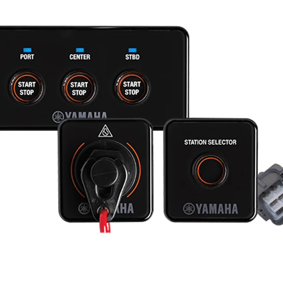 DBW TRIPLE ENGINES SECOND STATION SWITCH KIT 6X6-W0035-90 FOR DBW REMOTE CONTROL for Yamaha