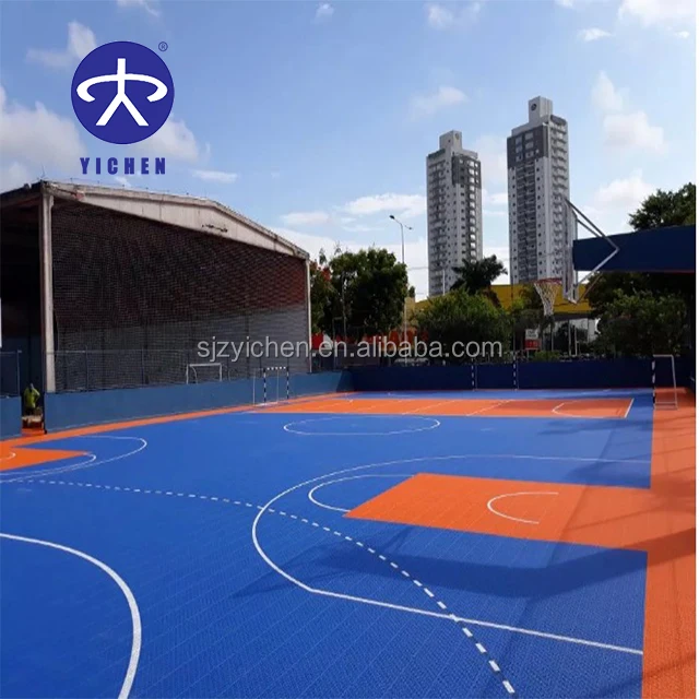 interlocking sport court pp flooring tiles in California