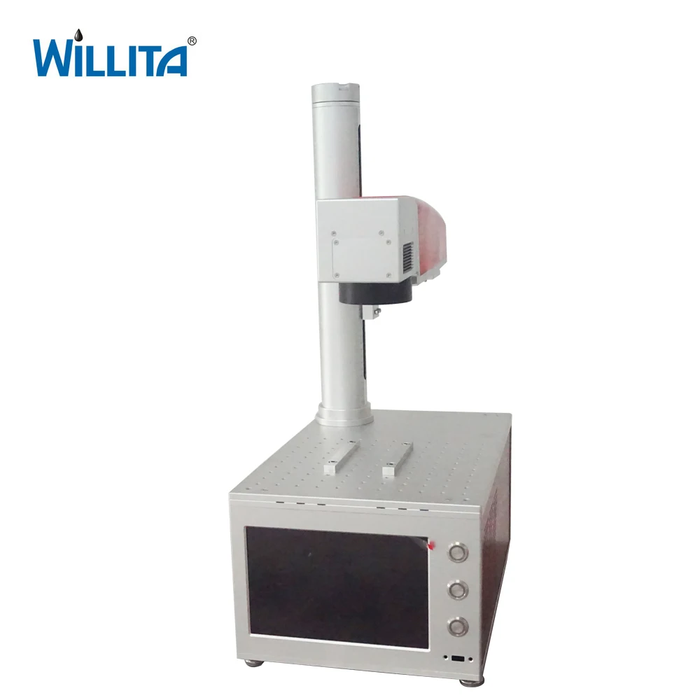 
20W Portable mini optical fiber laser marking machine for metal logo 