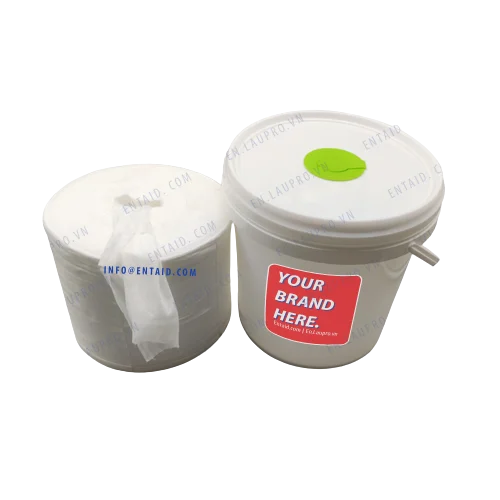 Дезинфицирующие салфетки 1000 шт. Биоразлагаемый. Одноразовый. Влажные салфетки с этикеткой