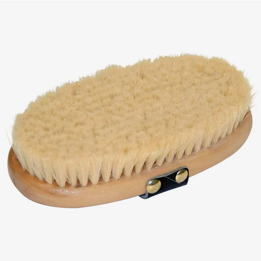 Horse Brush Wooden Back Very Soft Fine Hair Makes The Coat Especially Glossy