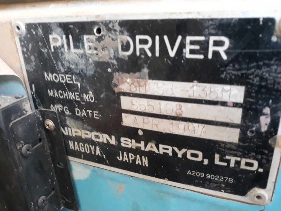 
[ Winwin Used Machindry ] Pile driver NIPPON SHARYO DH65-135M 1997yr For Sale 