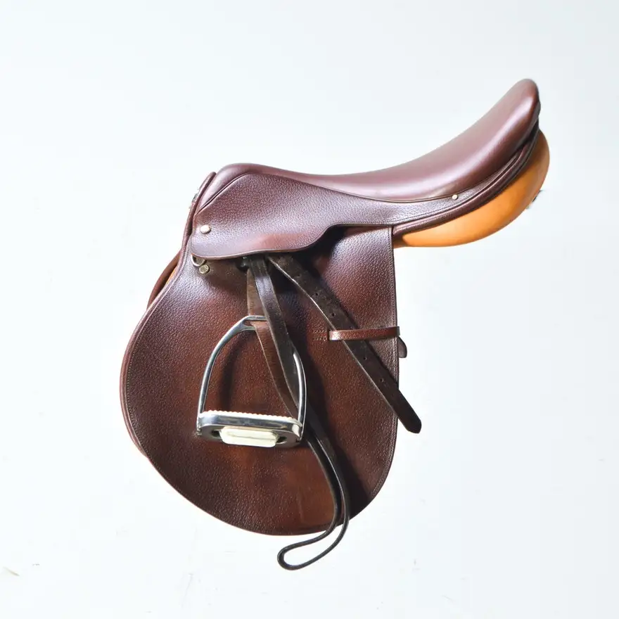 High Quality Horse Racing Saddle Dressage English Saddle original Leather Horse Jumping Saddle
