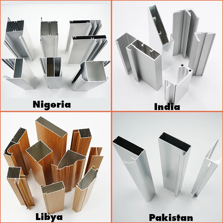 aluminum profiles for sliding vertical window