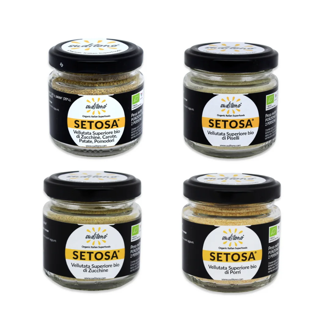 Italian superfood product bundle instant soup GREEN powder dried vegetables 30pcs