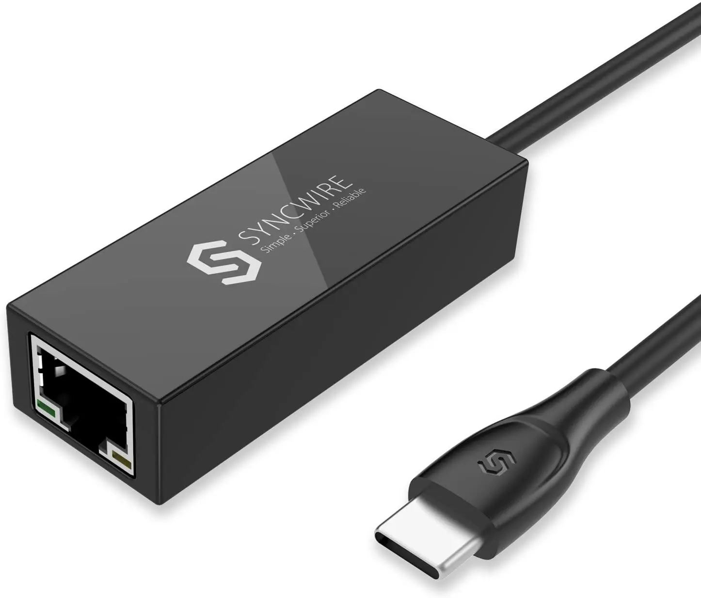 Syncwire USB C to Ethernet Adapter - USB 3.0 Type C to RJ45 10/100/1000 Gigabit LAN Network Adapter