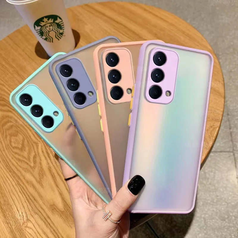 Matte Frost Realme gt master edition C21y C11 5 7 PRO case for oppo realme 6 pro hard phone case