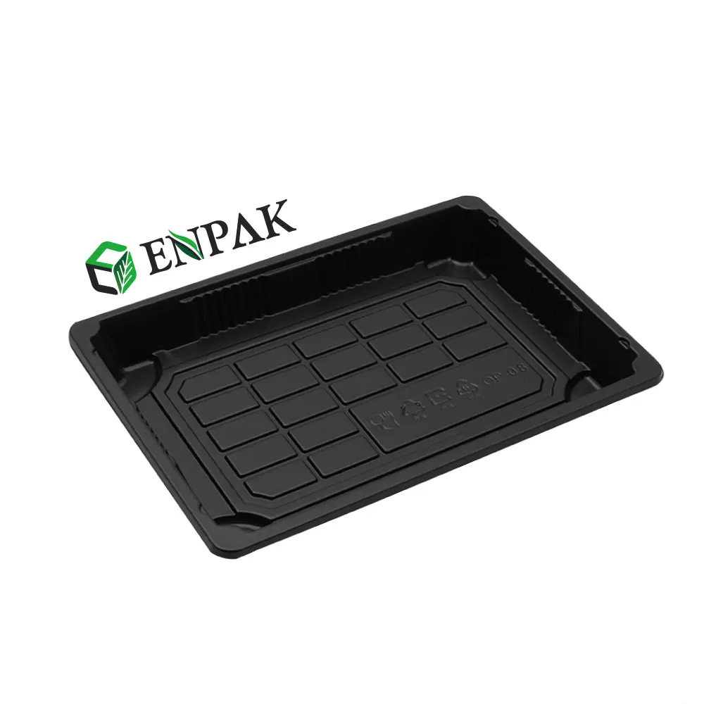 Одноразовая упаковка для пищевых продуктов, печенье, прозрачный пластиковый контейнер, коробка для суши с крышкой