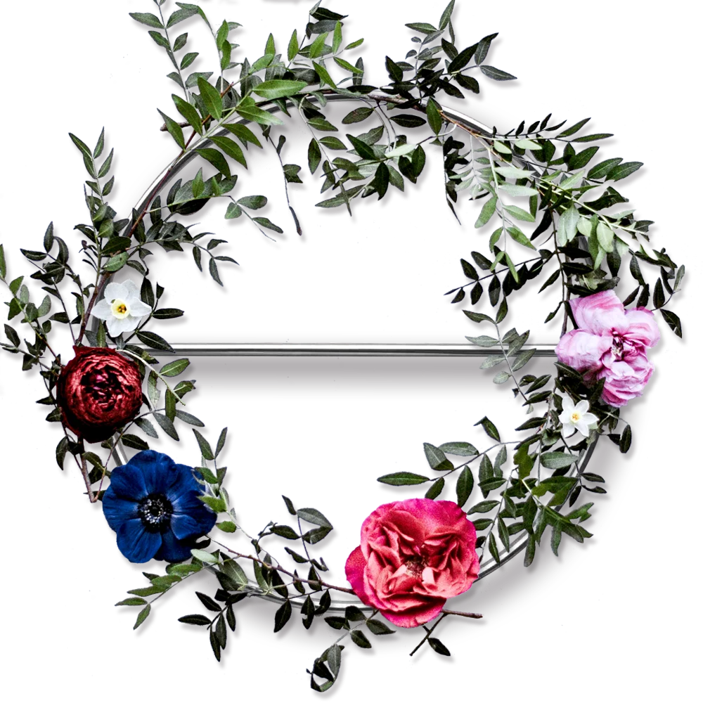 
Small Size Metal Ring with a Center Bar for Macrame 