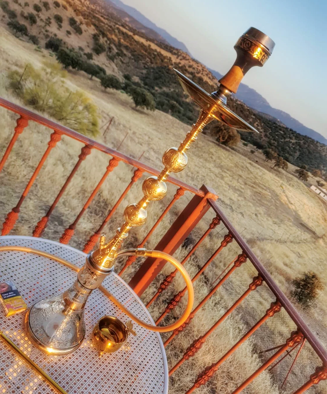 Newest Hot selling smoking Brass hookah Traditional Egyptian shisha