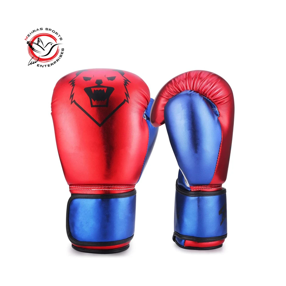 Design Your Own Boxing Gloves Japanese Leather Latex Print OEM Logo Film Inside Plastic Color Feature Material Adults People SBR