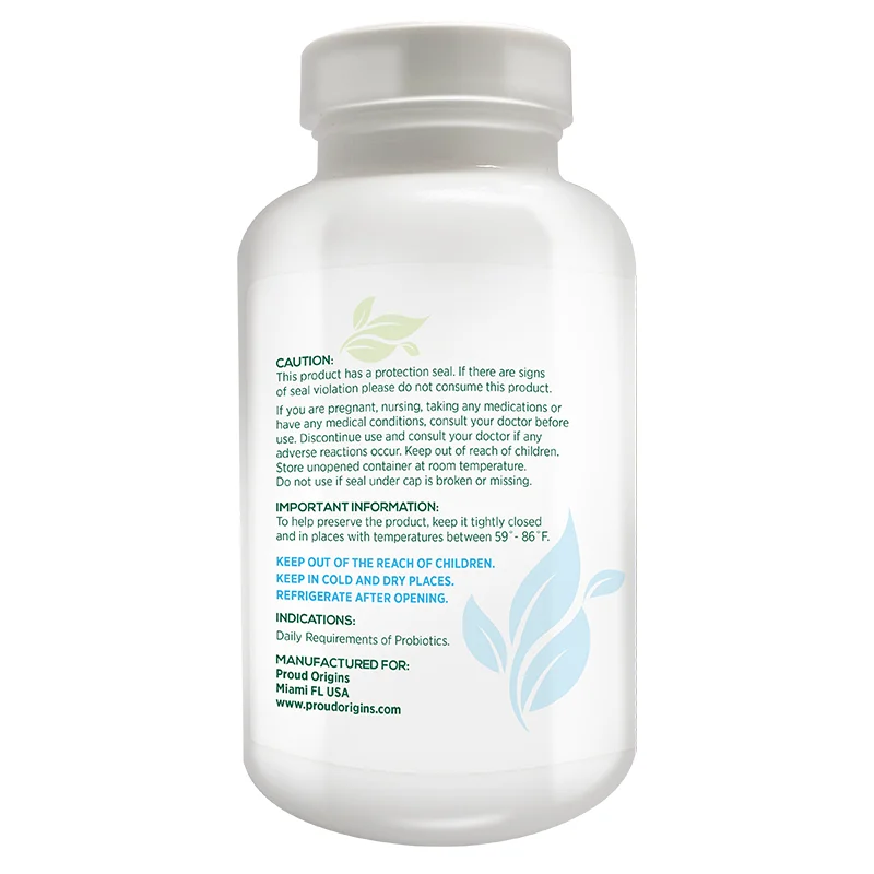 
PROBIOTIC 10 Proud Origins 20 Billion Active Cultures 120 Count Better Digestion Lactobacillus Casei Digestive Health USA Brand 