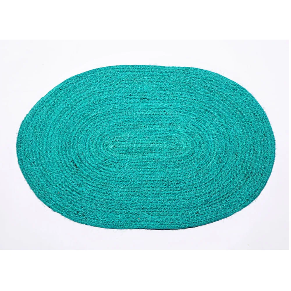 90x60 cm Handmade Loomed Technics Plain Cotton Rugs from Bangladesh