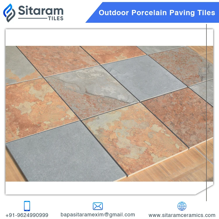 Выставление самой высокой стандартной уличной фарфоровой плитки из натурального шифера по оптовой цене