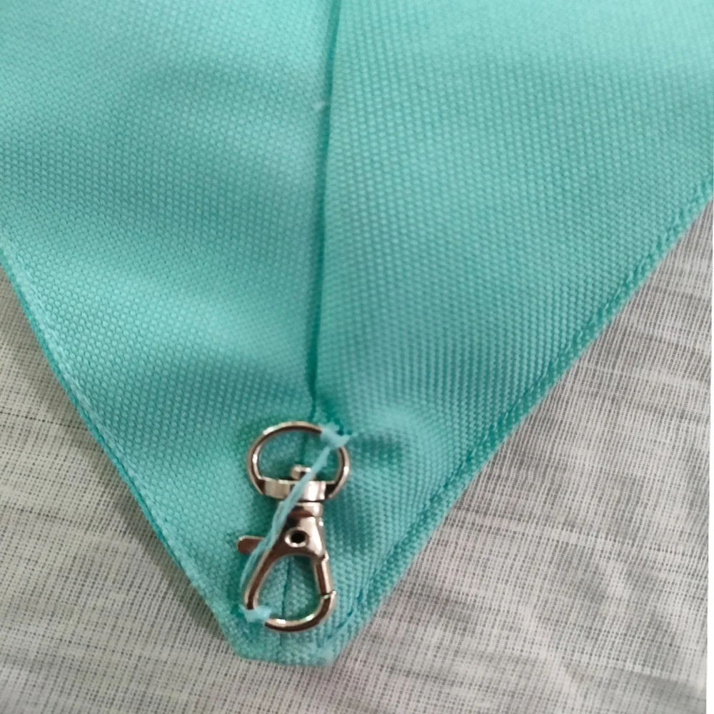 Masonic craft officers collar made with turquoise blue watermarked ribbon  Russian braid backing with hook for jewel