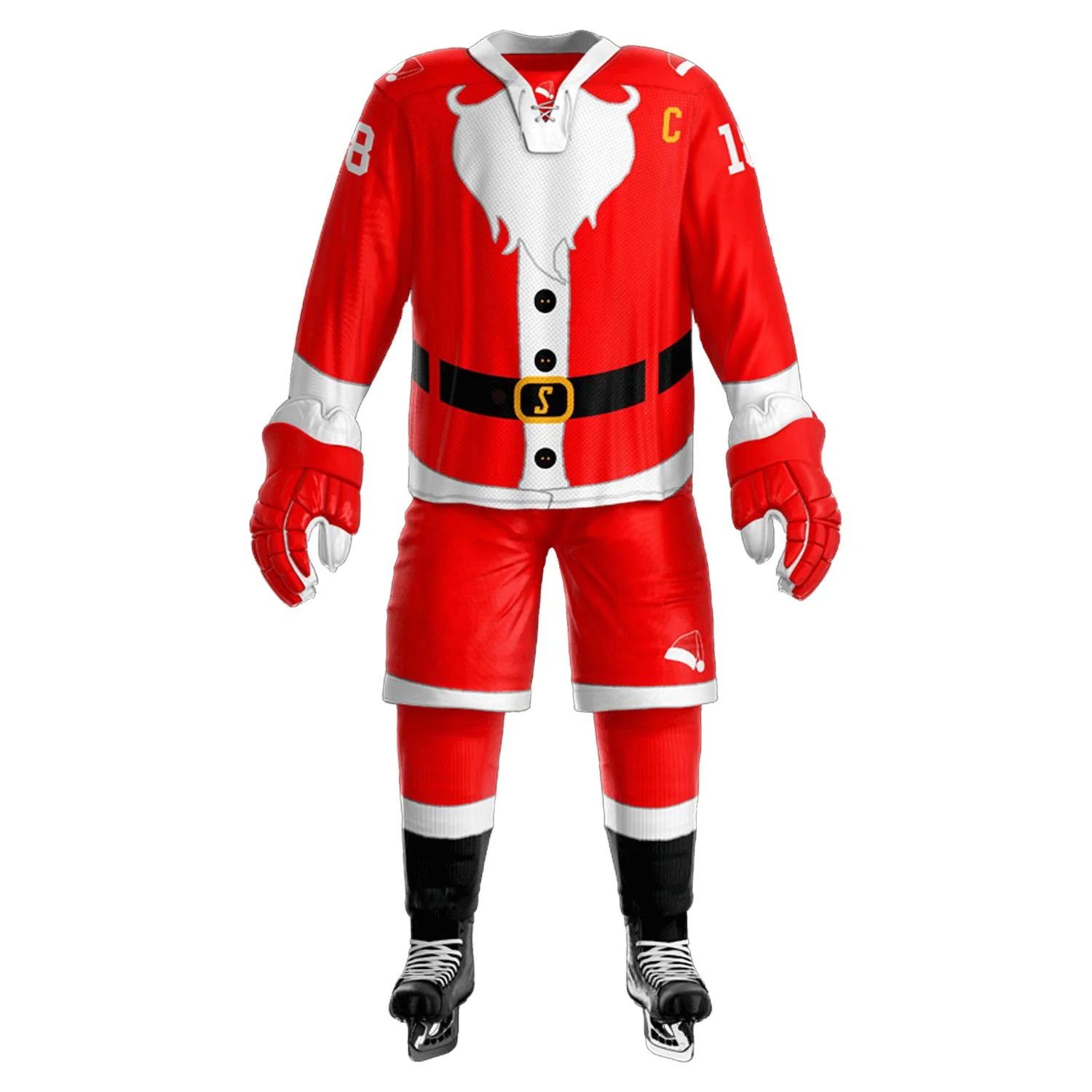 2022 New Men Cool ice Hockey uniform including Jersey Socks & Full Uniform Set Low Price