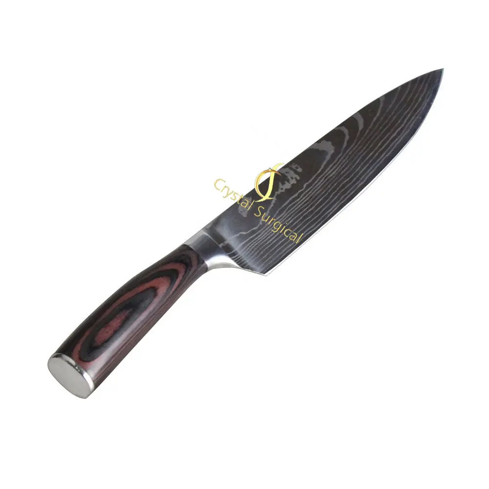 Hot selling Kitchen 8 Inch Chef Knife with Damascus Steel Blade