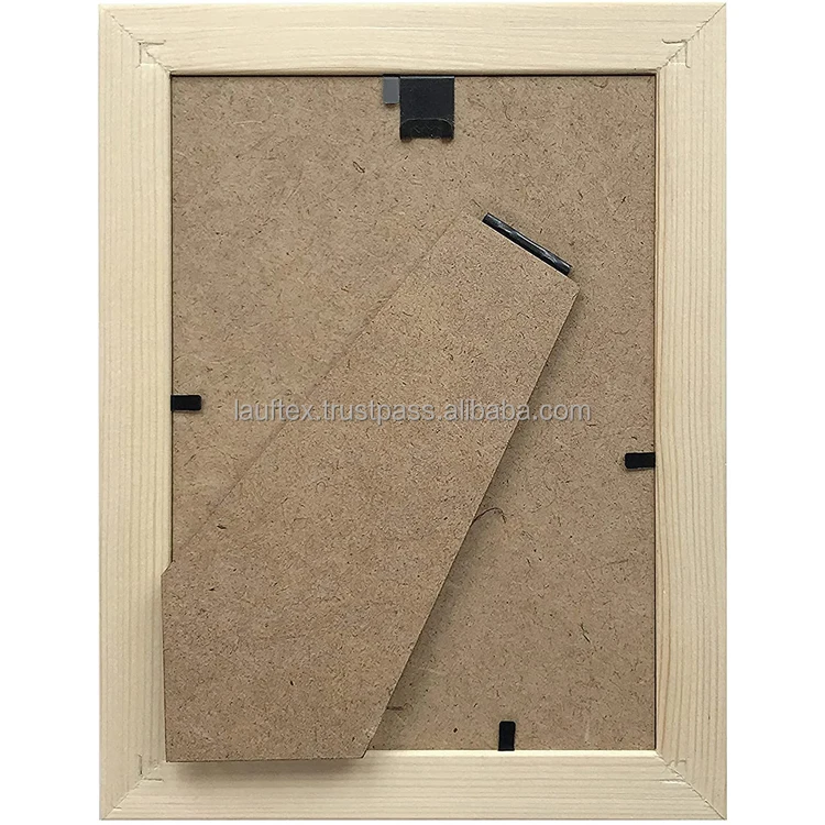 Solid wood hanging frame for photos and paintings with aged brown wenge finish wholesale photo