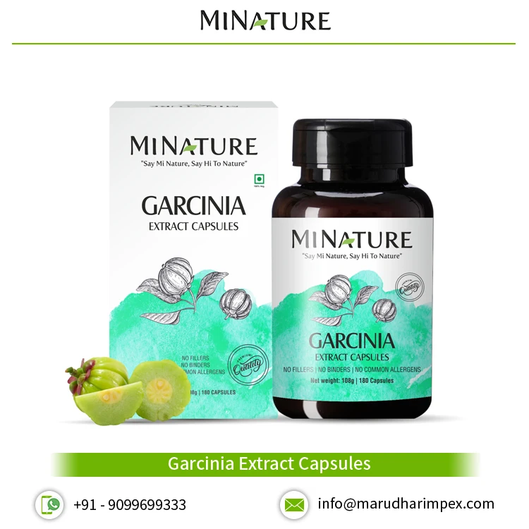 100% Pure Natural Garcinia Cambogia Extract Capsules from Leading Indian Dealer