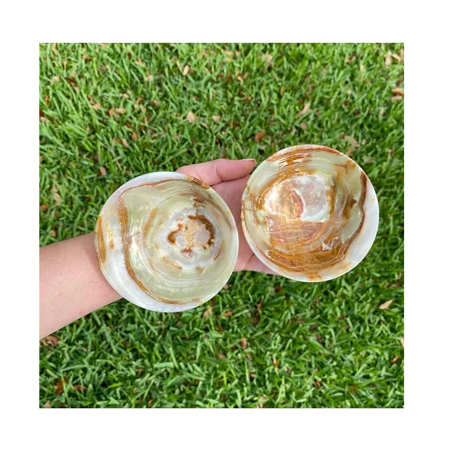 Top Quality Wholesale Light Green Onyx Bowl For Kitchen Use