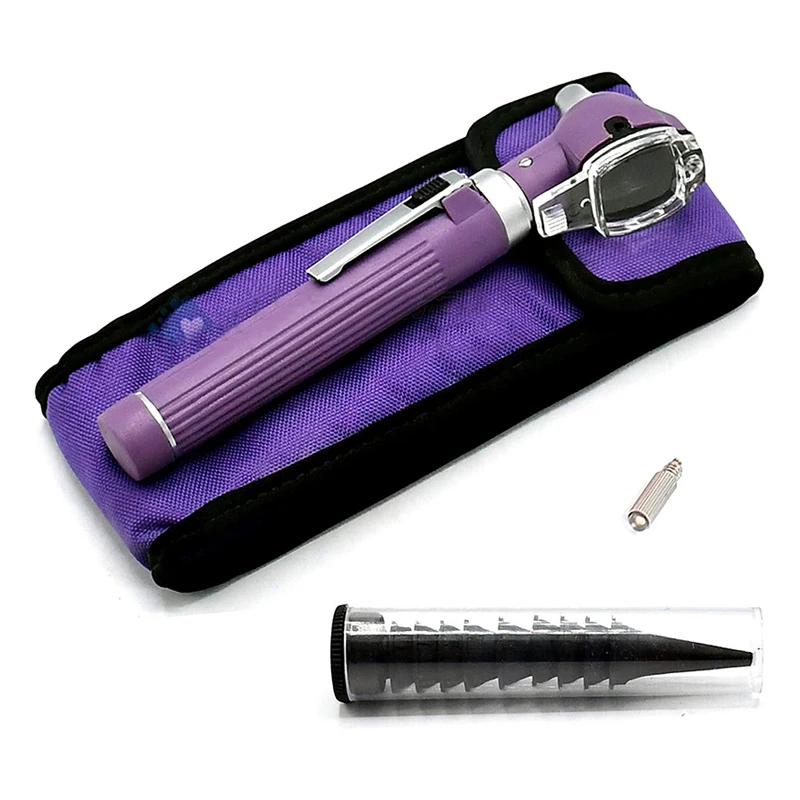 Волоконно-оптический осмотр + бесплатная лампа (фиолетовая) ENT хирургические инструменты