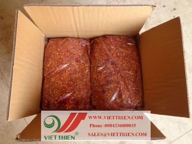 Chili powder is produced from fresh red ripe chili chili on the modern technology process without preservatives