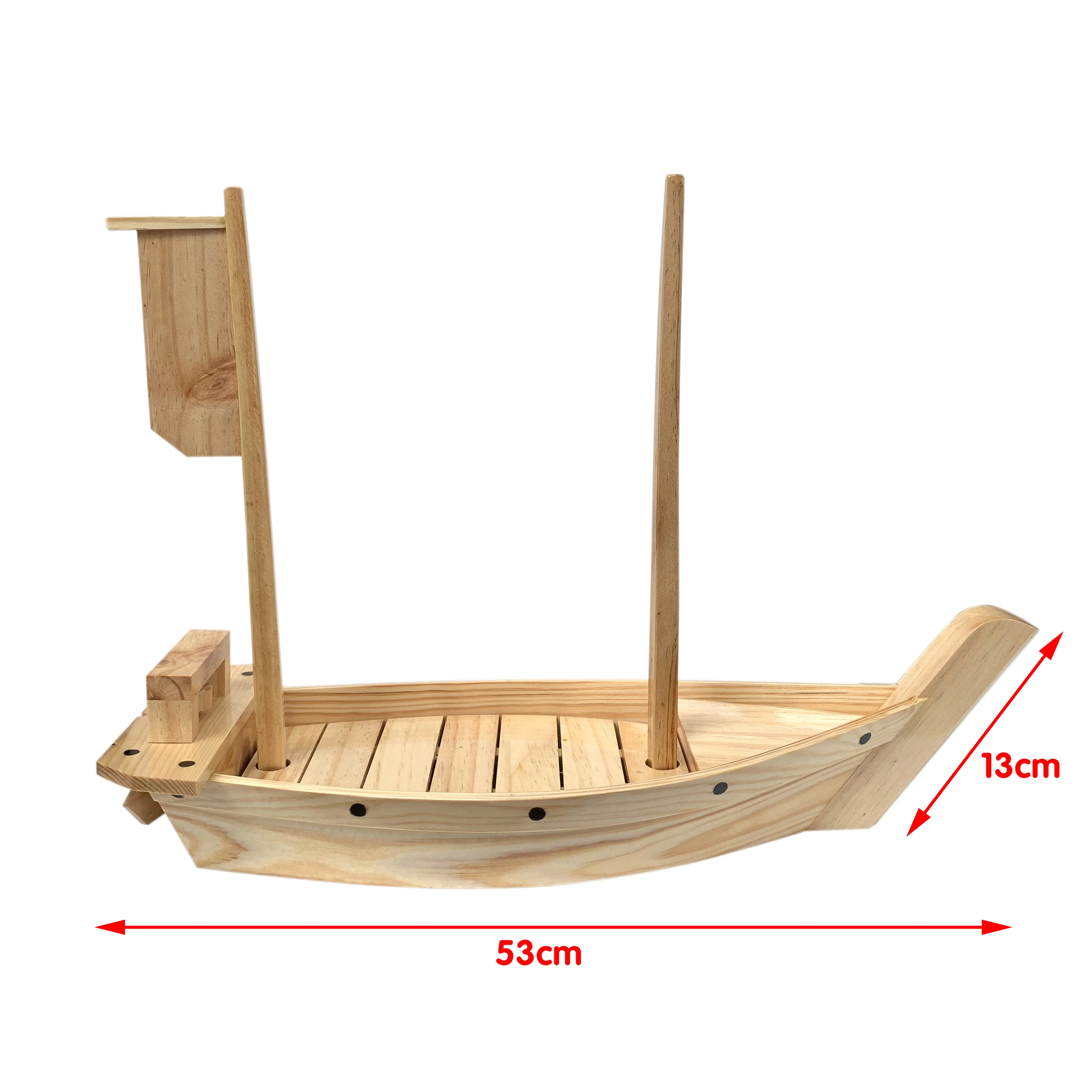 Wooden sushi tray boat/Sashimi boat/Sushi serving tray high quality from Vietnam factory 2022