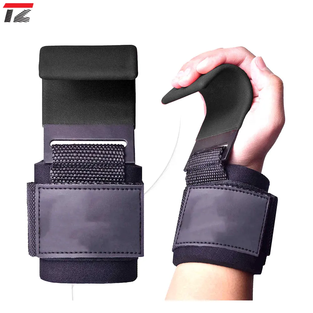  Лучший тяжелый крючок для тяжелой атлетики OEM Профессиональный защищает Пальцы занятий спортом Тяжелая атлетика крючки мужчин