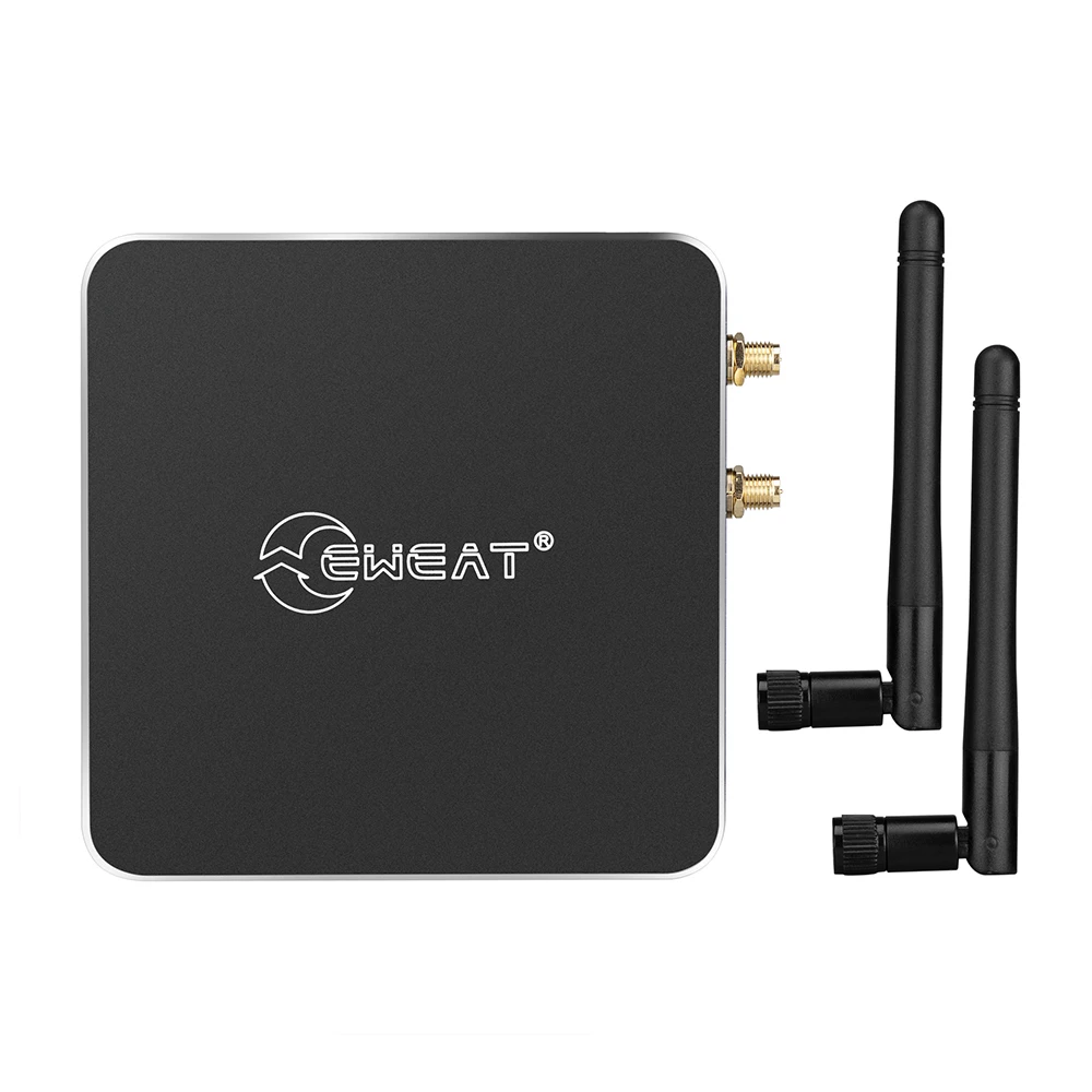 4K 4gb+32gb USB 3.0 quad core Aluminum android 9.0 tv box Eweat X9 hd media player with dual wifi