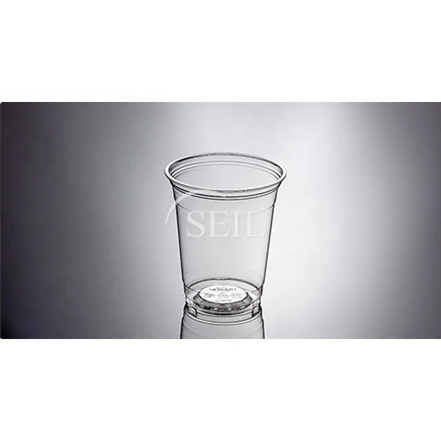 SC-12oz одноразовая прозрачная чашка для домашних животных с крышкой/чашка холодных напитков/пластиковая выноса