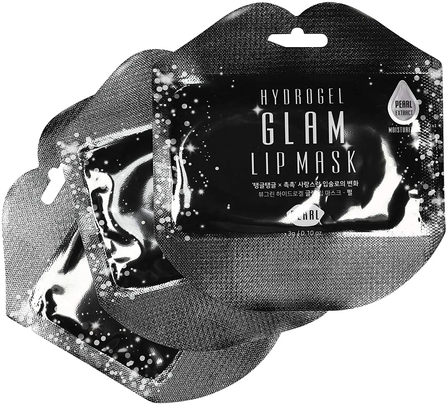 Lip mask Moisturizing and Hydration for Plumping and Chubby Lips Korea Cosmetic Hydrogel  Glam Lip MASK Pearl