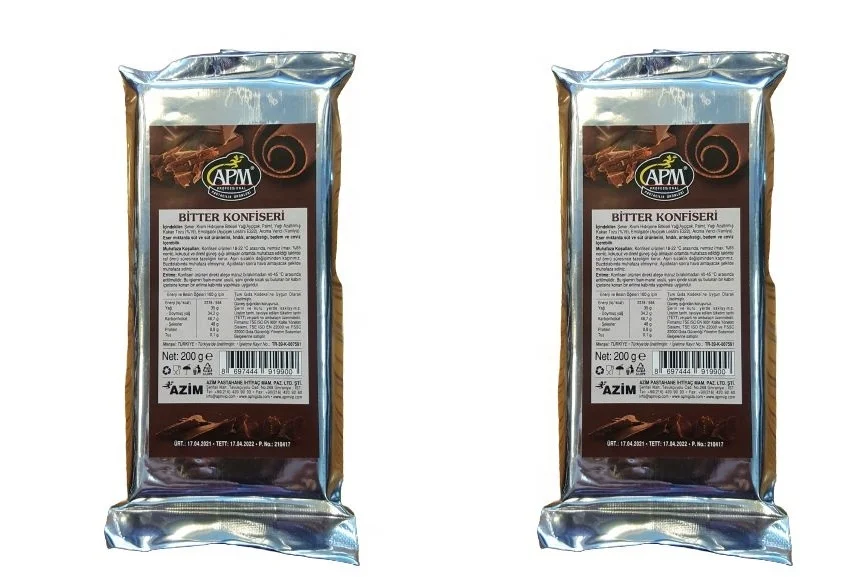 APM Dark Bitter Confiserie Chocolate For Confectionery, Pastry Sectors And Industries