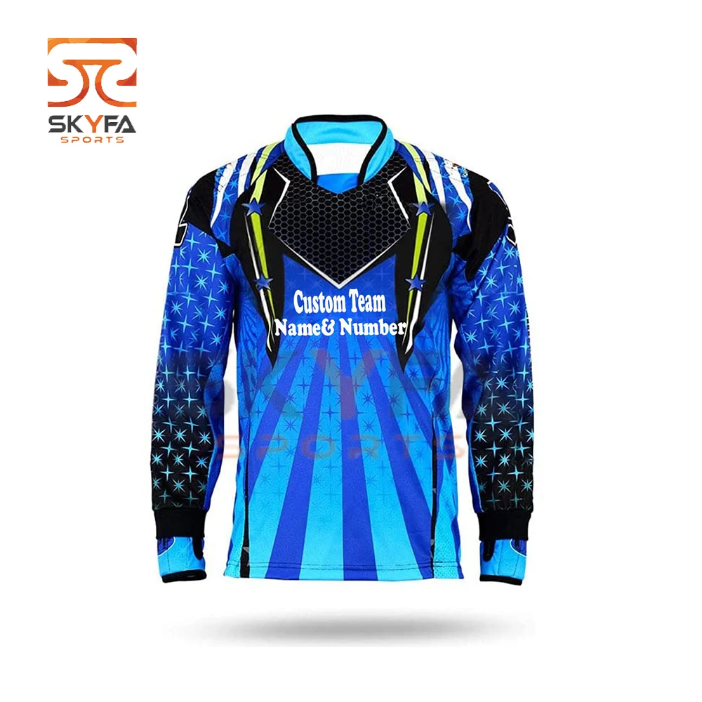 High Quality Comfortable Men Full Sleeve Sublimation Paintball Jersey