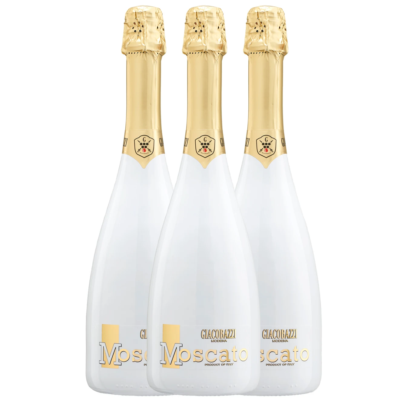 Italian made high quality sparkling wine Spumante Moscato Bianco 75cl ready to export