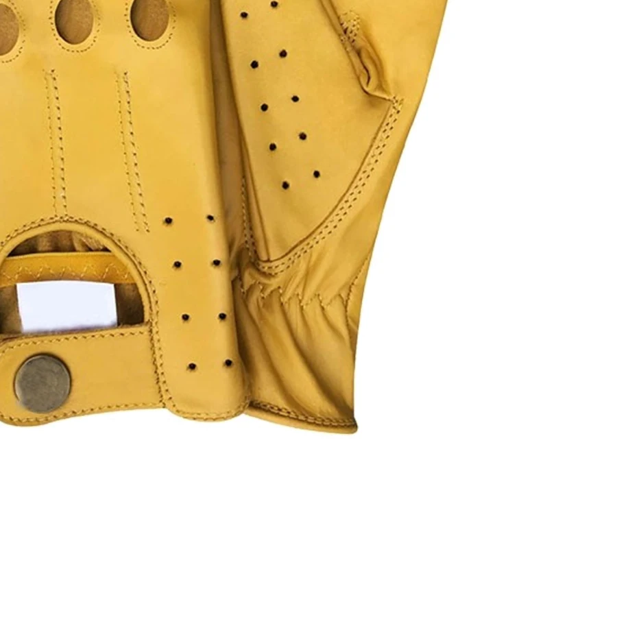 Перчатки из натуральной кожи для мужчин и женщин Роскошные зимние варежки вождения