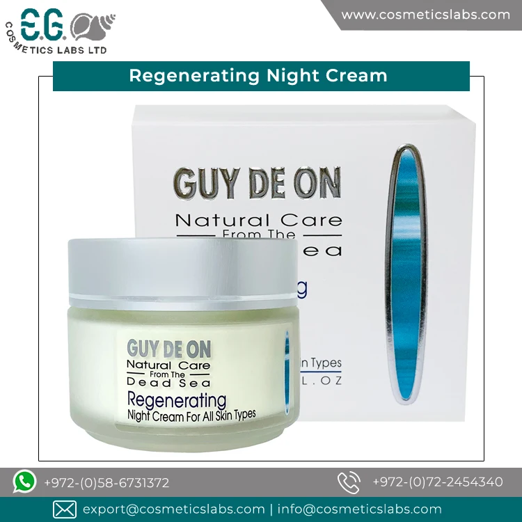 Частная этикетка применимая для фармацевтического ухода за кожей восстанавливающий ночной крем