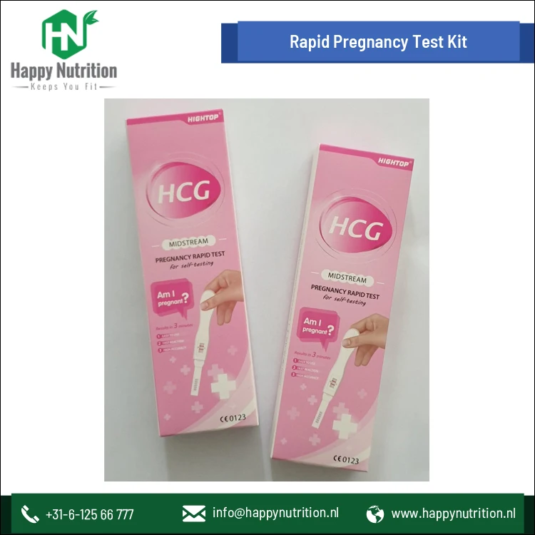  Быстрое и простое в считывании устройство для быстрого Домашнего Тестирования на беременность HCG