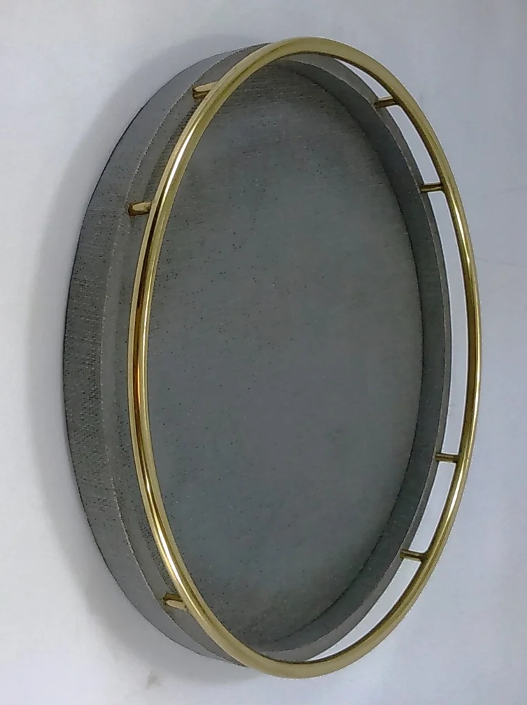  Декоративный уголь 0 51x0 06 сервировочный шпон края из искусственной рафии круглый поднос