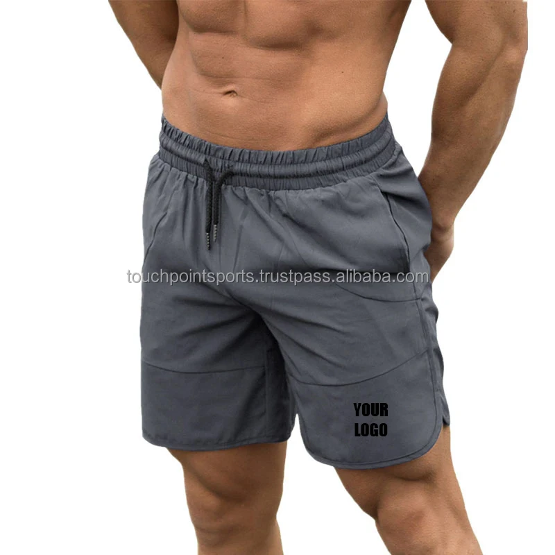 Wholesales 7' Inch Spandex Workout Shorts Mesh Fitness Mens Gym Shorts With Pocket