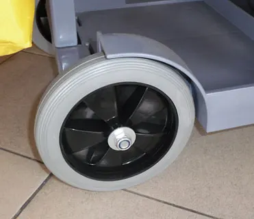 
Portable Multipurpose Plastic Housekeeping Janitor Motel Hotel Cleaning Cart with wheels 